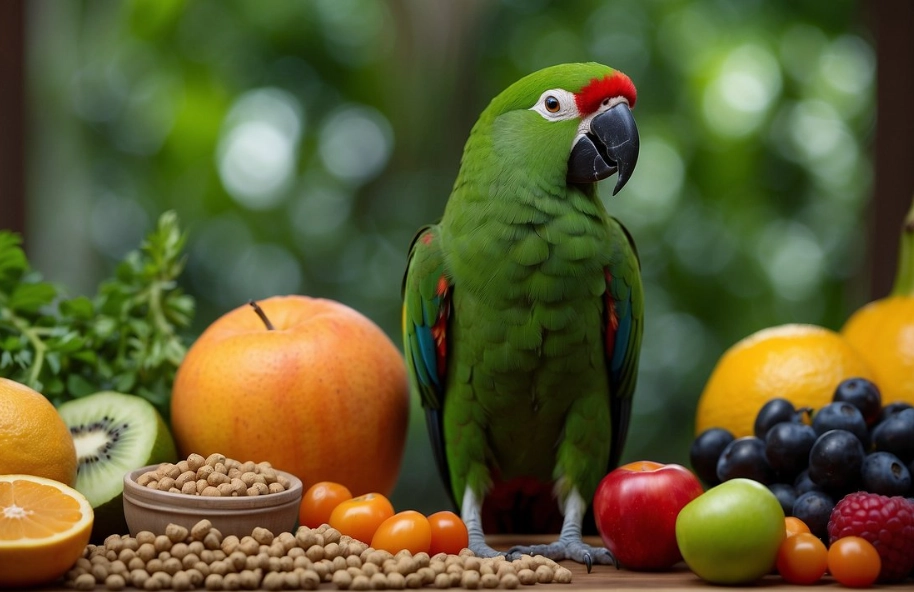 what to feed a parrot