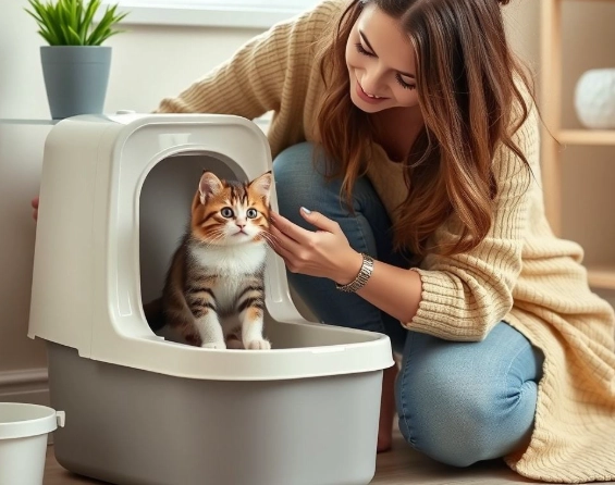 cat potty training tips