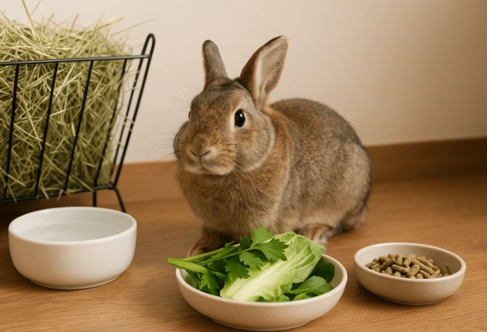 Rabbit feeding guide by age
