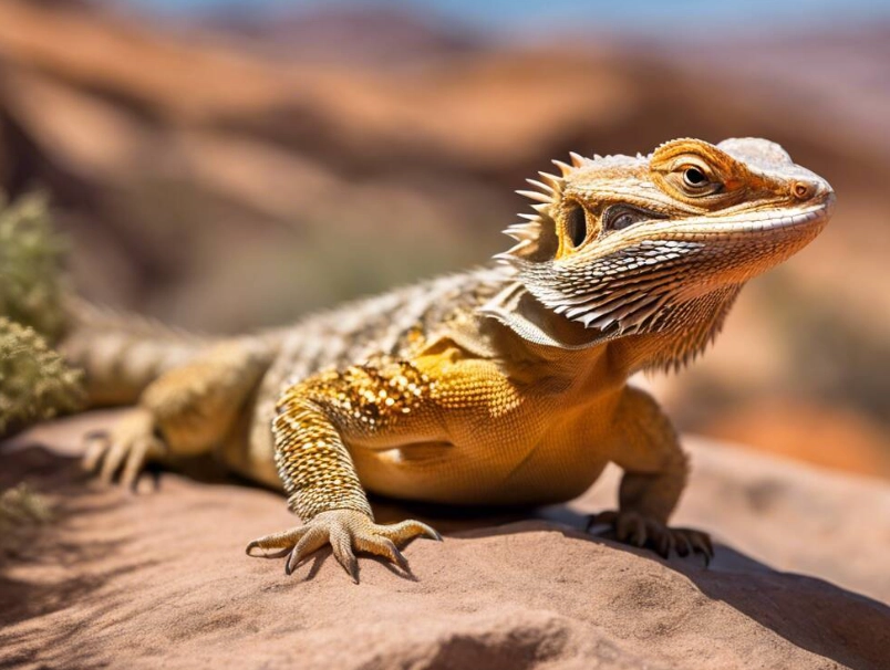 Bearded dragon habitat