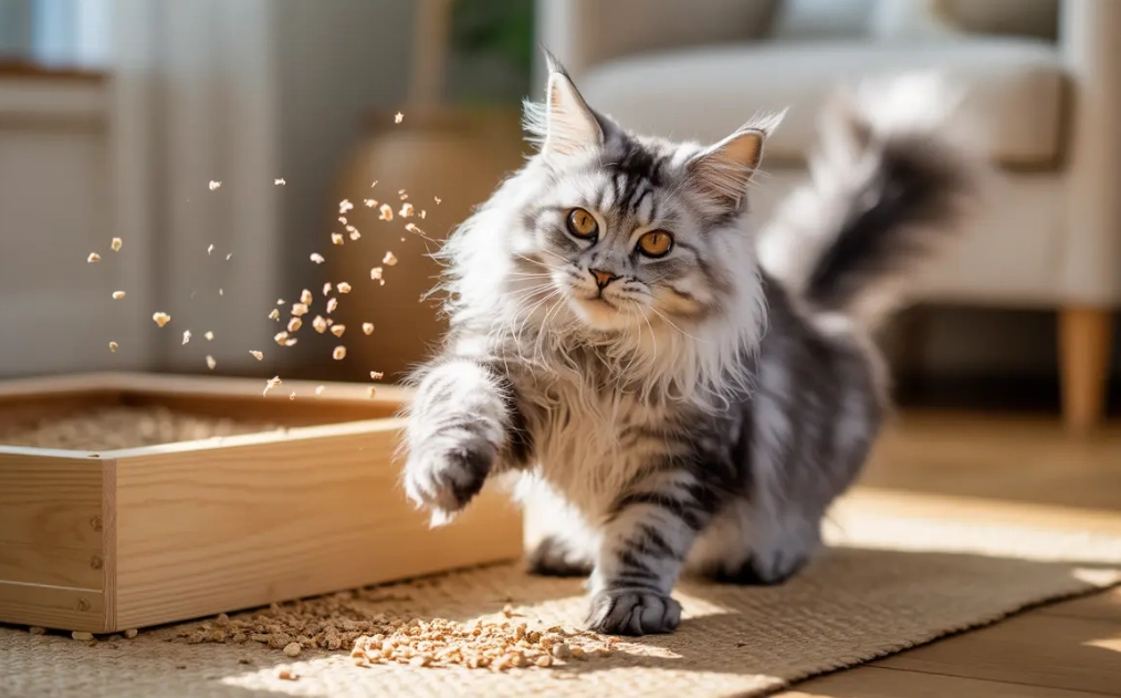 What do veterinarians recommend for cat litter?